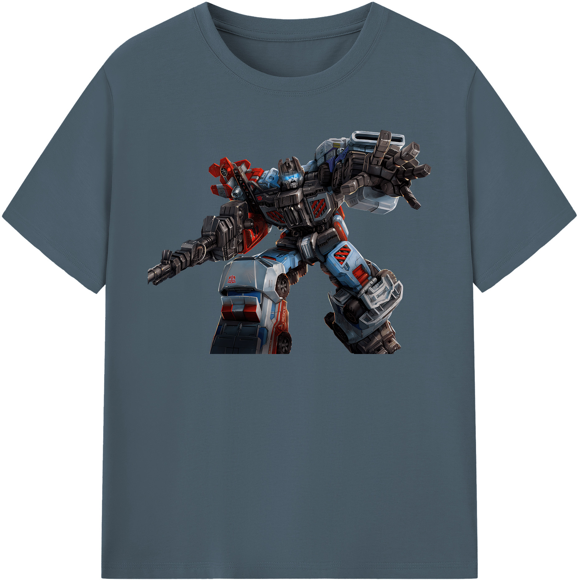 （画像用） Transformers トランスフォーマー 綿100％半袖Tシャツ（フロントプリント）